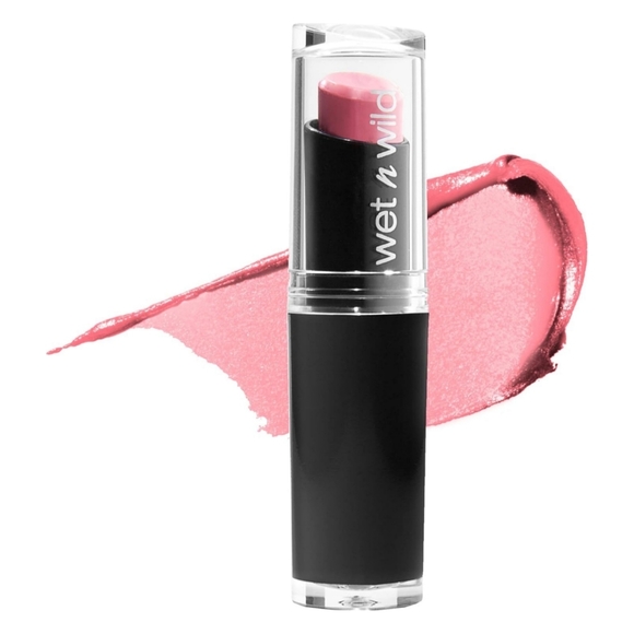 *3/15* NEW Wet n Wild Mega Last Lip Color Think Pink 901B Light Baby Pink Pastel - Picture 1 of 7
